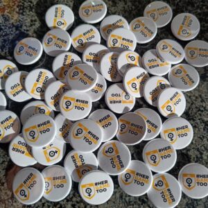 Her Game Too button badge